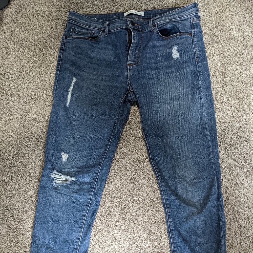 Banana Republic Skinny Ankle Jeans.